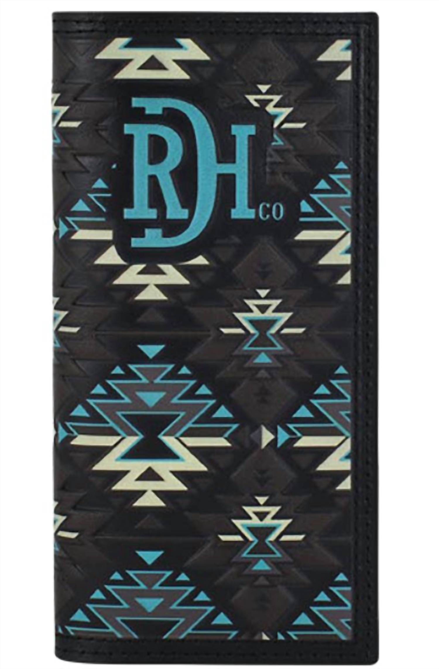 Red Dirt Hat Company - Men's Genuine Leather Aztec Design Wallet
