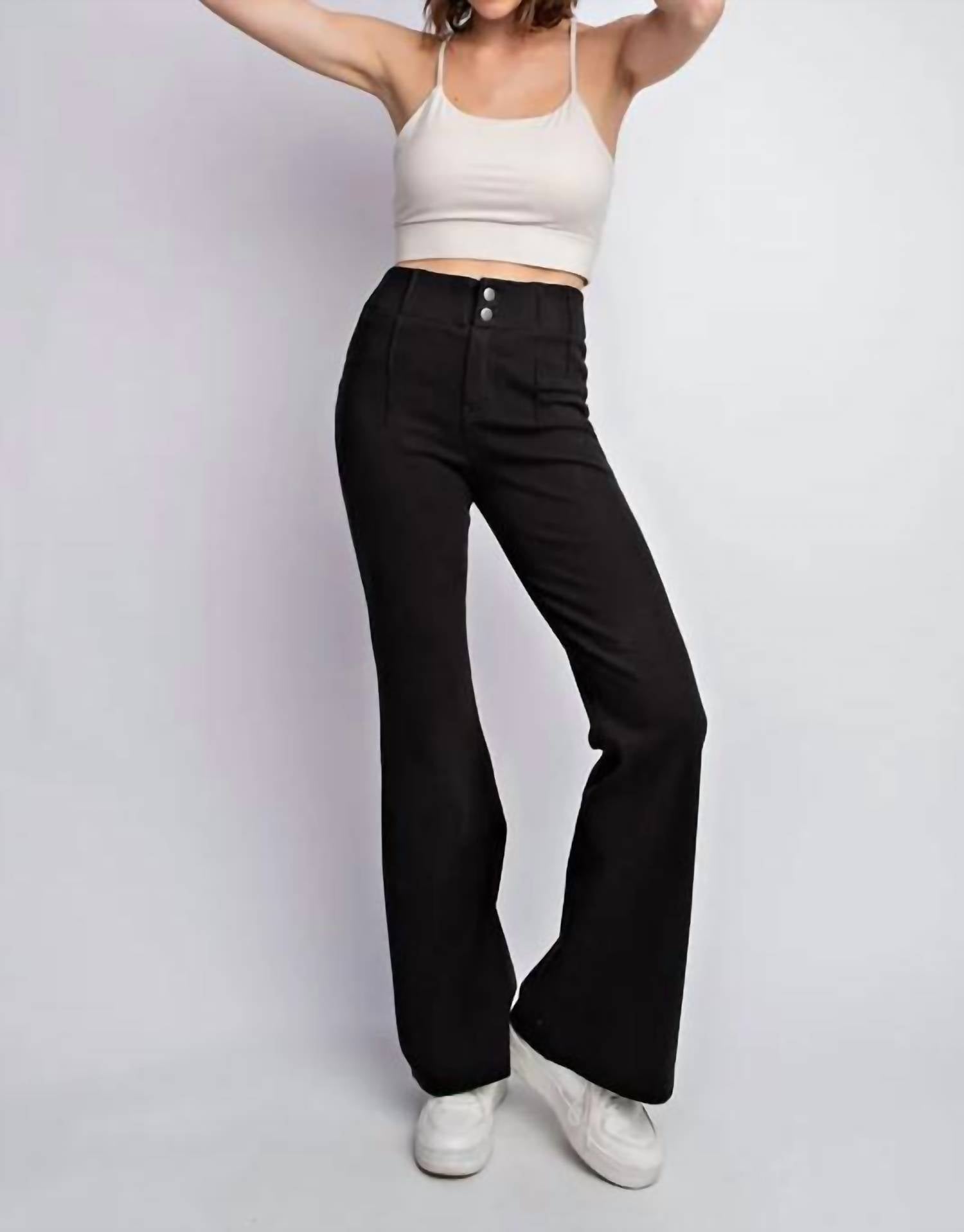 Rae Mode - Twill Flared Pants