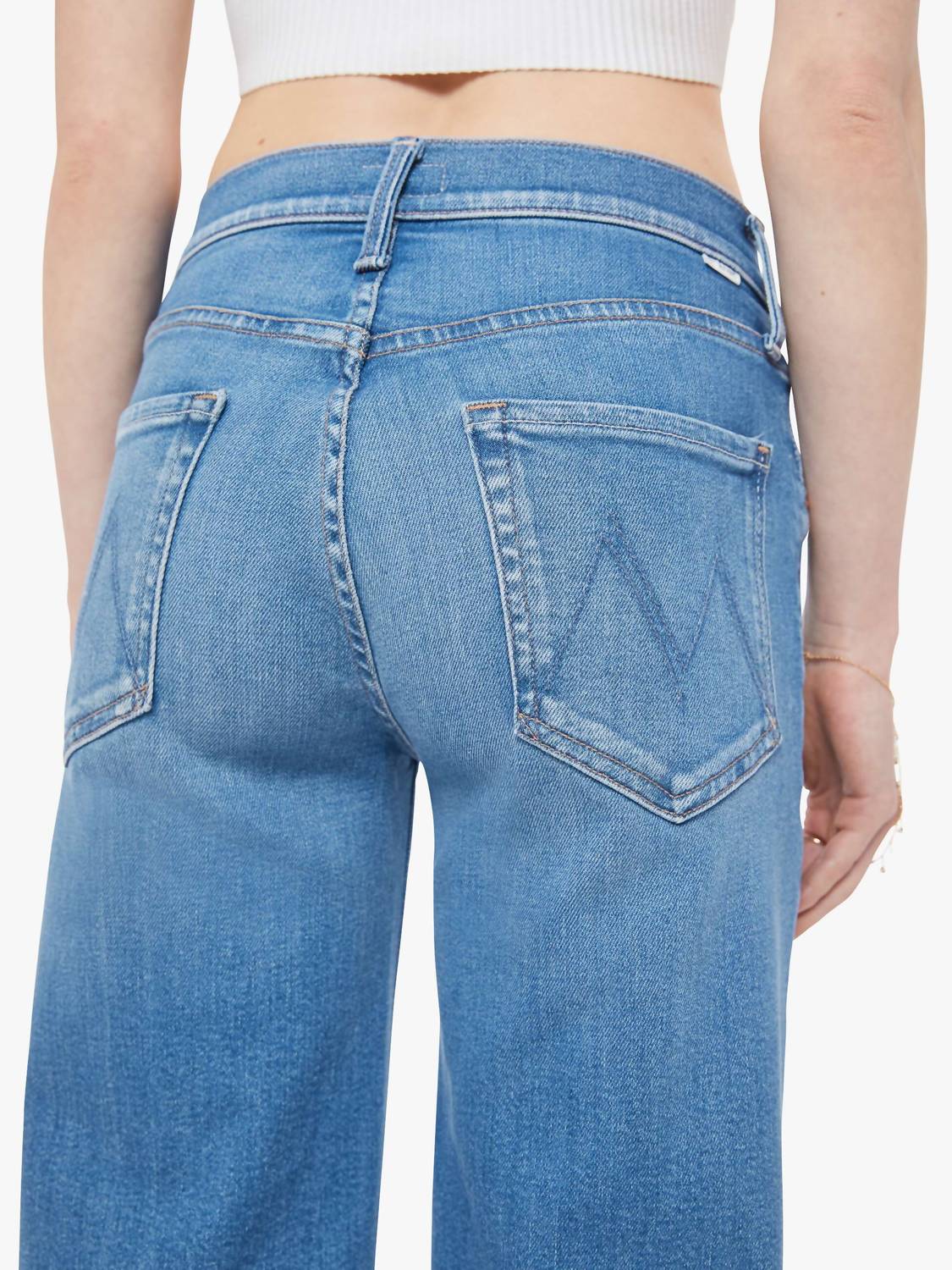 Mother - Mid Rise Rambler Zip Ankle Jeans