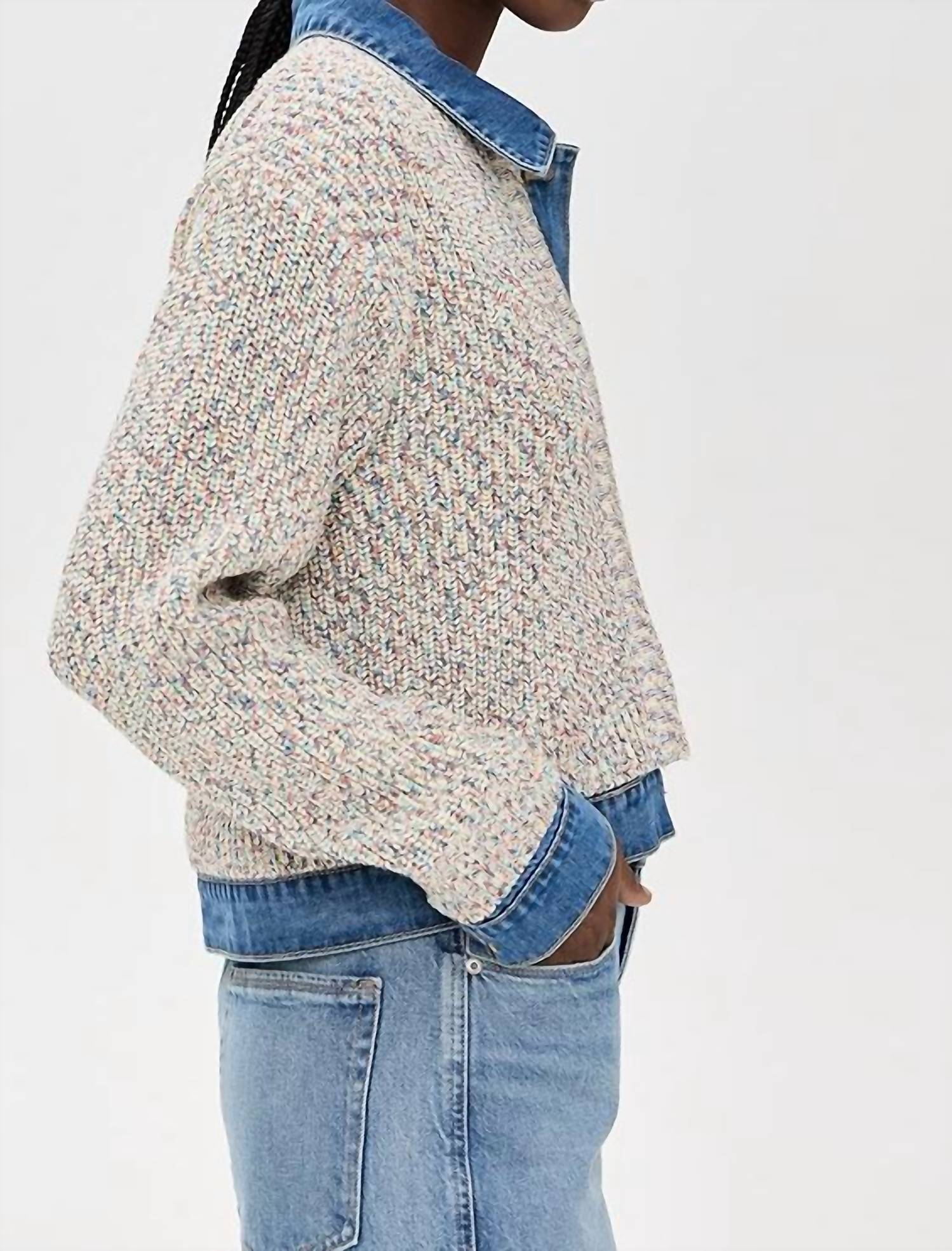 Blanknyc - Sweater Trucker Jacket