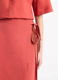 Vince - Wrap Straight Skirt