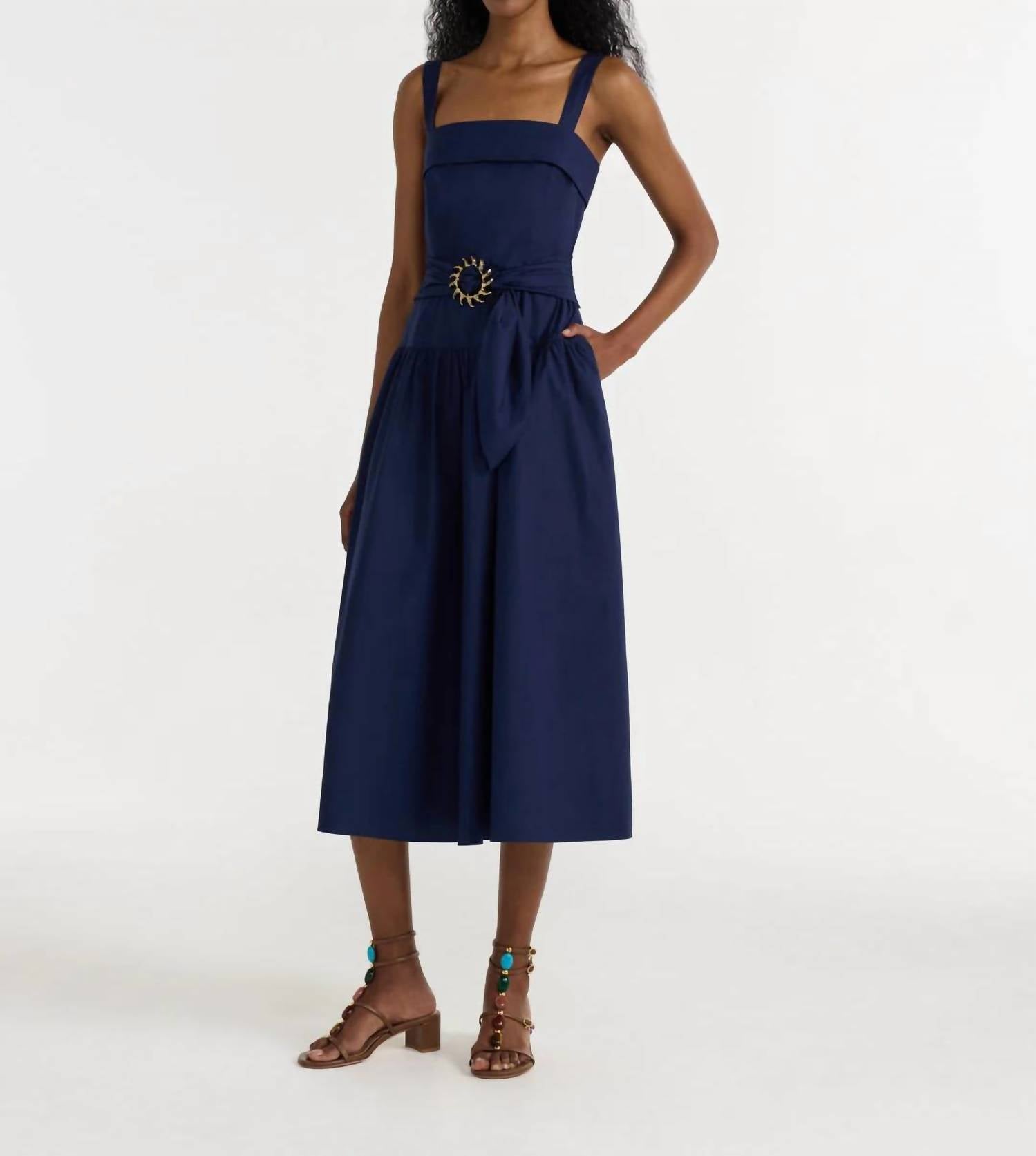 Saloni - Poplin Zinnia Dress