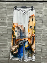 Oz - Women's Italian Wide Leg Pants