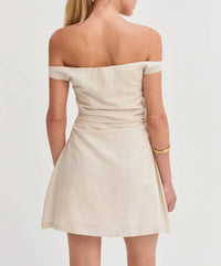 Crescent - The Newport Linen Mini Dress