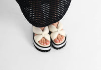All Black - Geisha Women's Platform Sandals