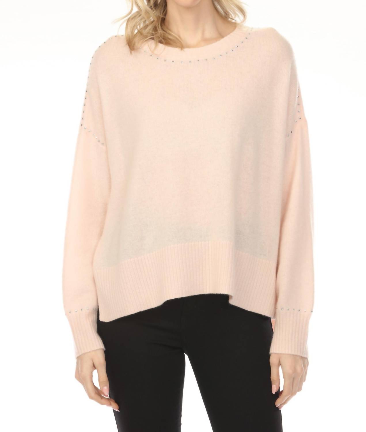 Joseph Ribkoff - Studded Cashmere Knit Sweater