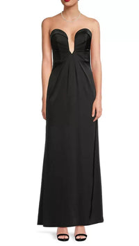 Liv Foster - Satin Strapless Gown