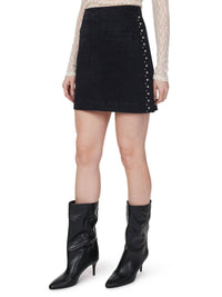 Habitual - Studded Denim Mini Skirt