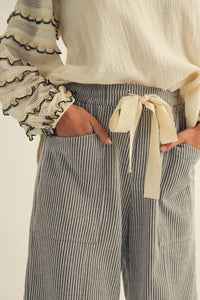 Lovlov - Elastic Pocket String Relaxed Pants