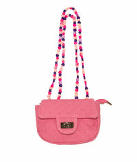 Bari Lynn - Women's Bag Denim Charm Strap