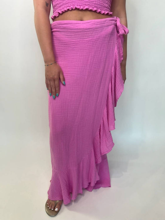 Felicite - Ruffle Maxi Wrap Skirt
