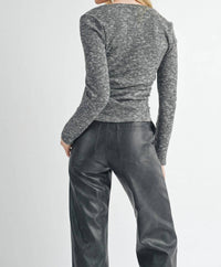 Sage The Label - New Romantics Long Sleeve Ruched Top