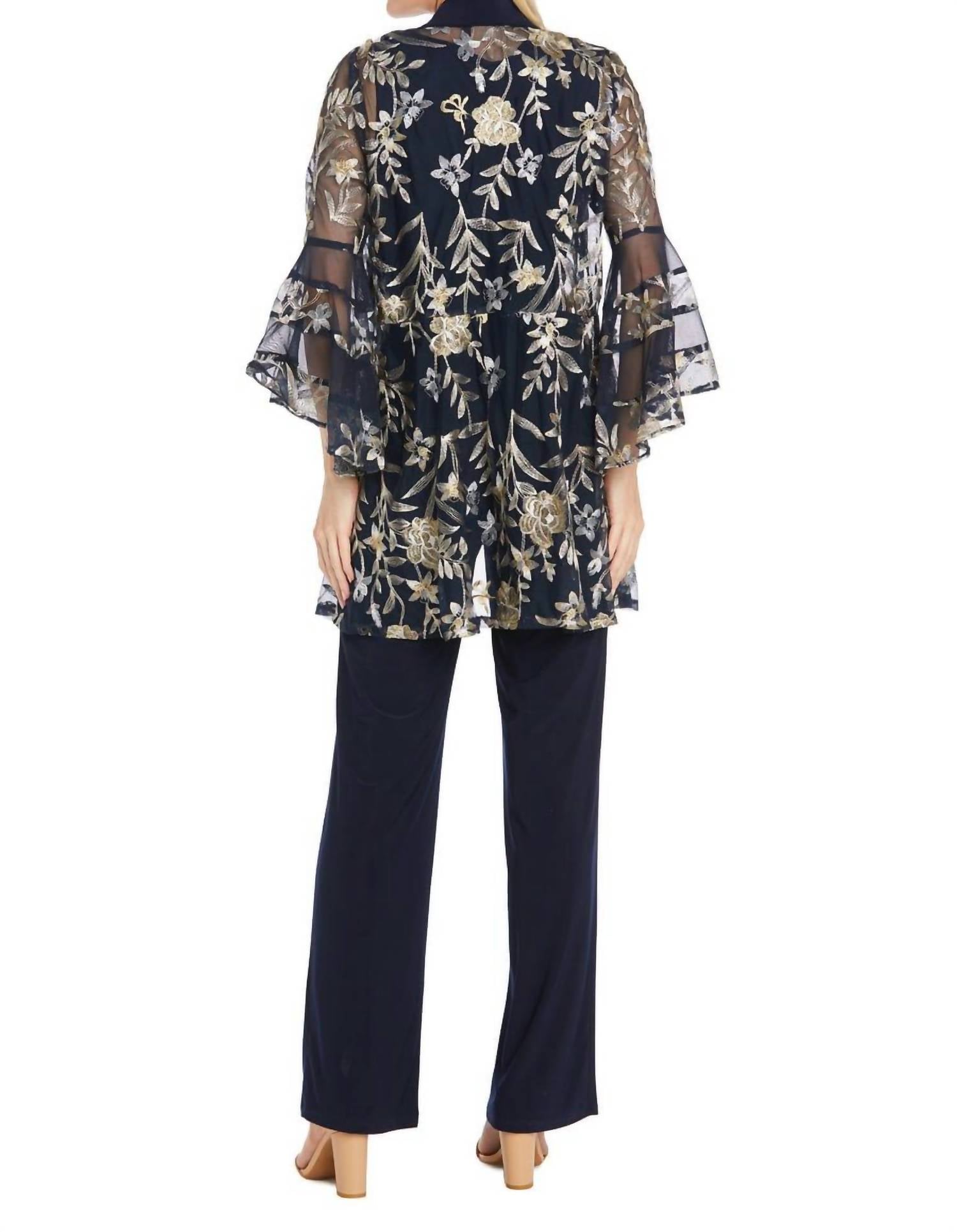 R&M Richards - Elegant 2-piece Pant Set