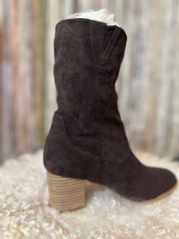 Corkys Footwear - Women's Wicked Slouch Ankle Faux Suede Boots