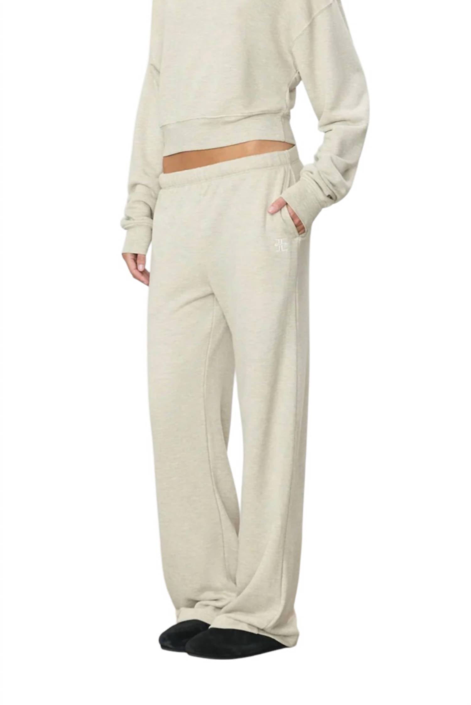 Eterne - Oversized Wide Leg Sweatpant