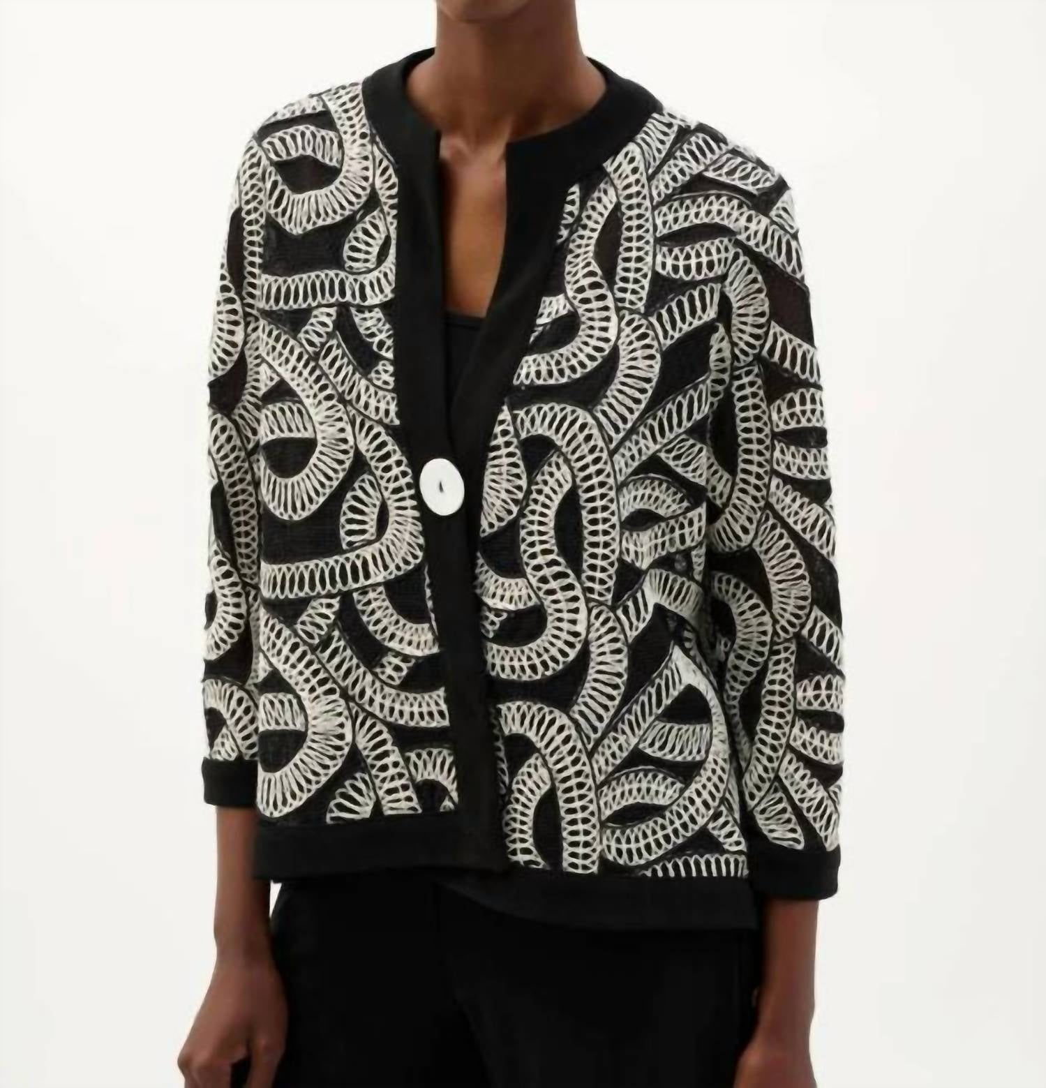 Joseph Ribkoff - Novelty Mesh Jacket