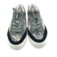Vintage Havana Women's Lace-up Sneakers in silver - women's sneaker - detail view