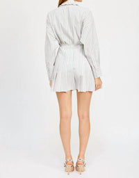 En Saison - Haisley Stripe Mini Dress