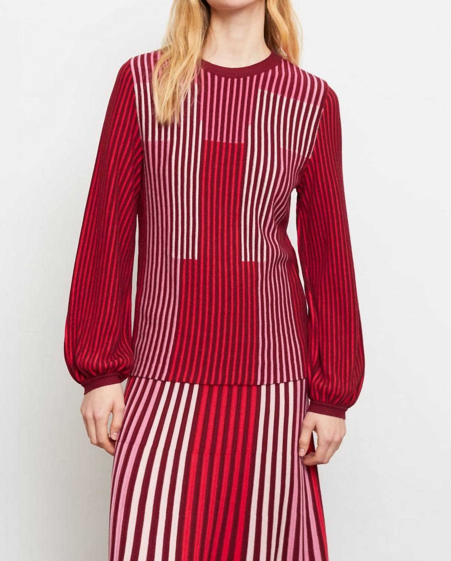 Aldo Martins Logan Sweater Top in rojo - women's sweater