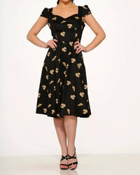 Orchid Bloom - Love New York Pizzeria Swing Dress