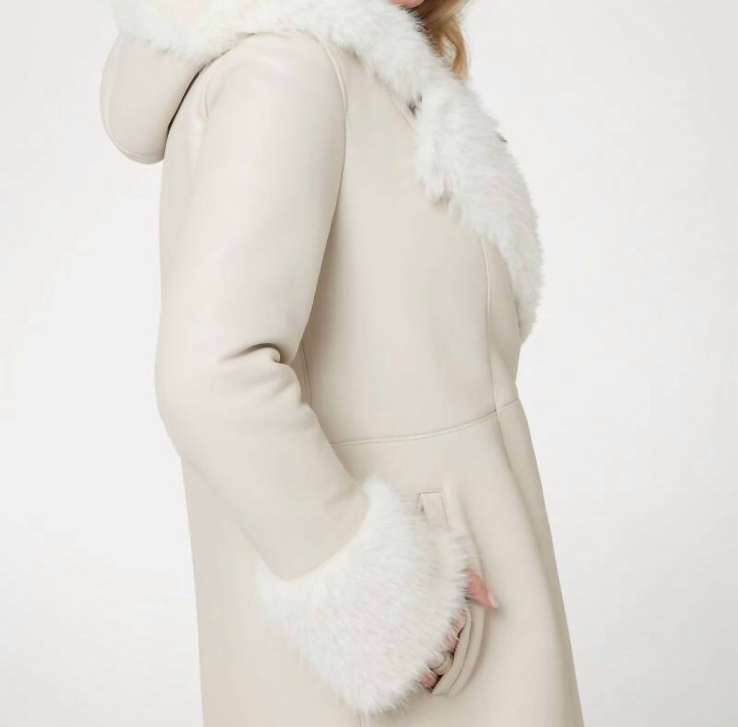 Guess - Long Faux Leather Coat