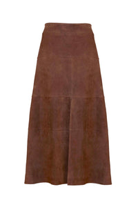 Tanya Taylor - Suede Hudson Midi Skirt