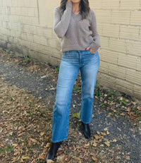 Pure Amici - V-Neck Shaker Sweater