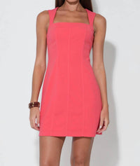 Adelyn Rae - Poppy Kiara Cut-Out Back Slim Mini Dress