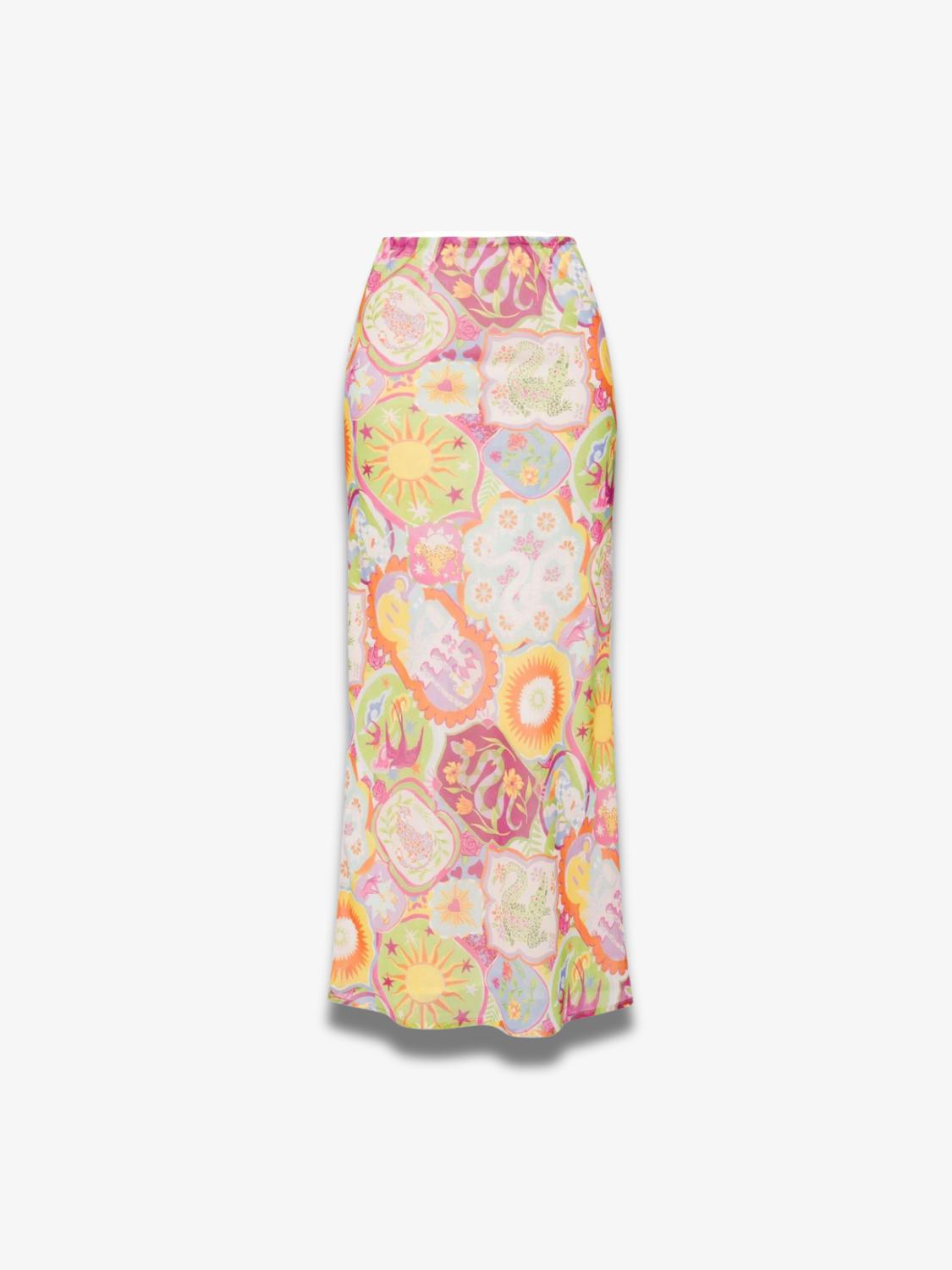 Never Fully Dressed - Mosaic Slip Skirt