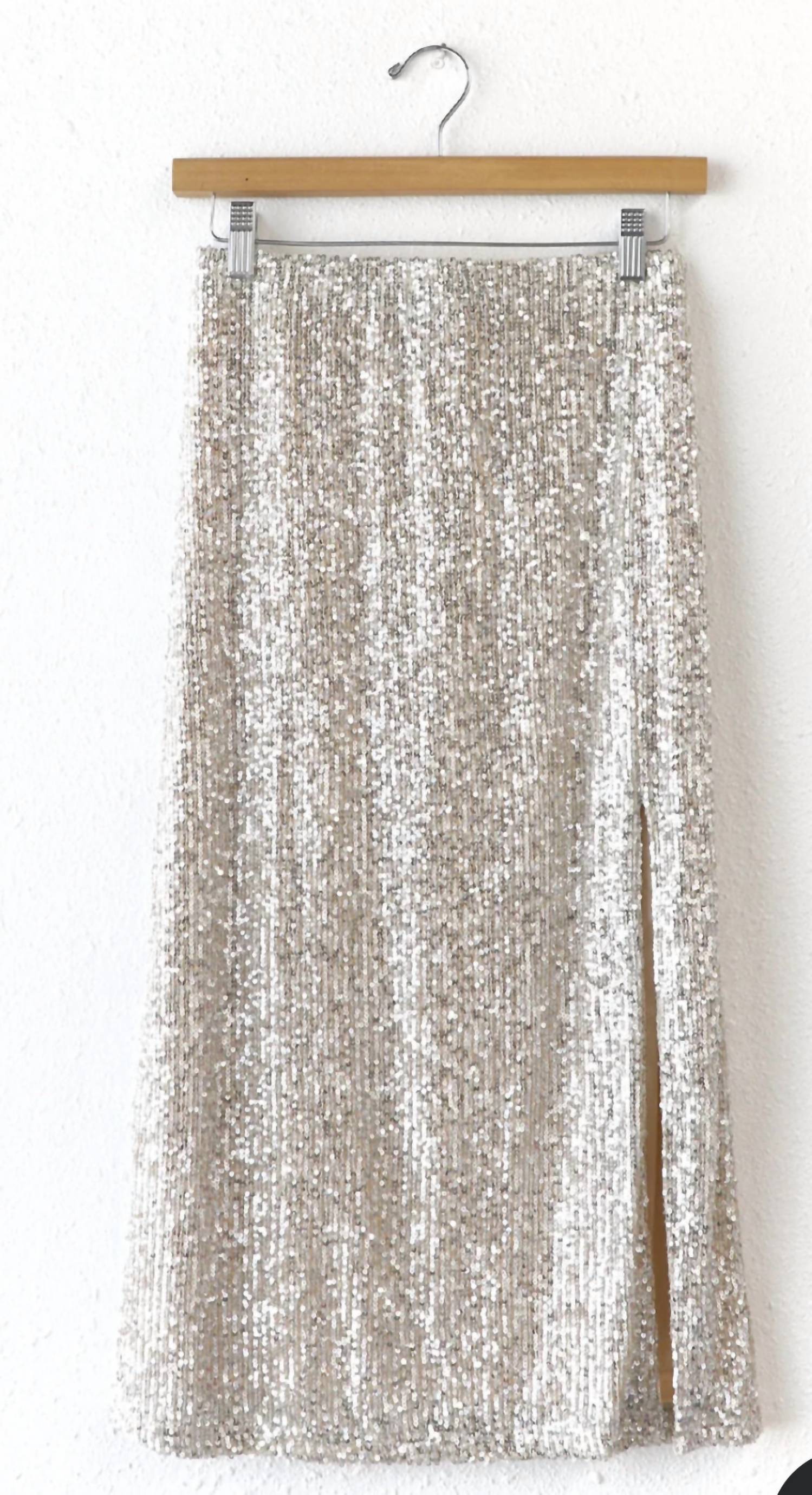 Greylin - Karla Sequins Midi Skirt