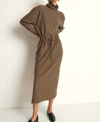 Nation LTD Mariel Dress in mini cocoa stripe - women's dress - view 6