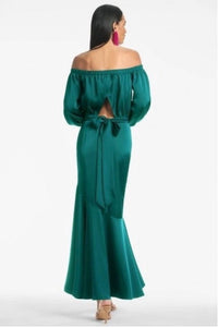 Sachin & Babi - Kai Satin Crepe Off Shoulder Dress