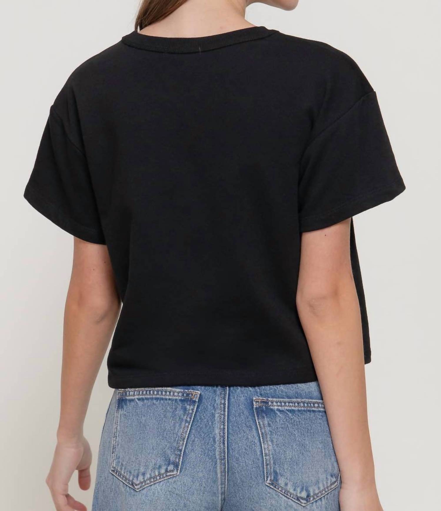 Active Basic - Short Sleeve French Terry Short Top