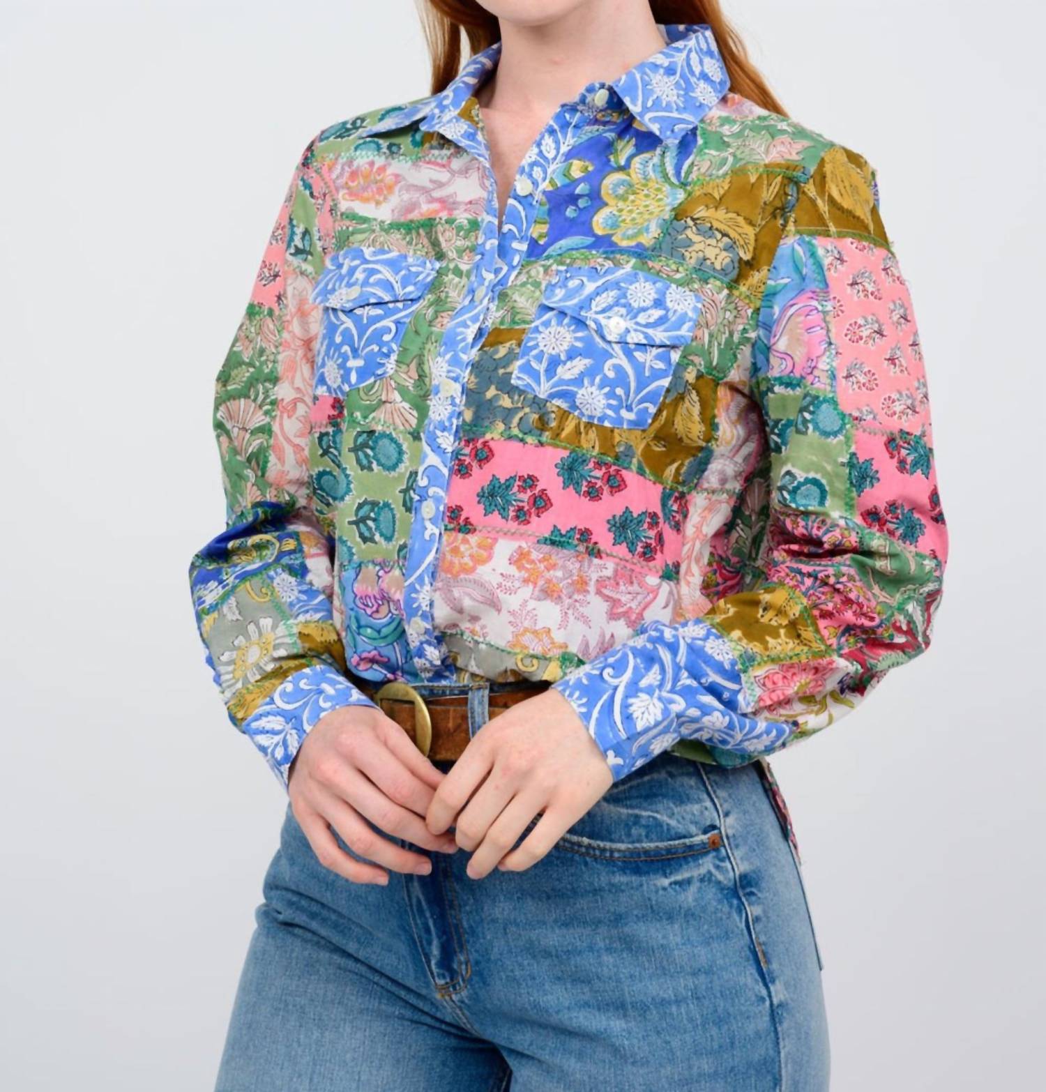 Ivy Jane - Patchwork Camp Shirt