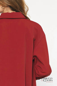 Entro - Sheri Long-Sleeve Shirt Dress