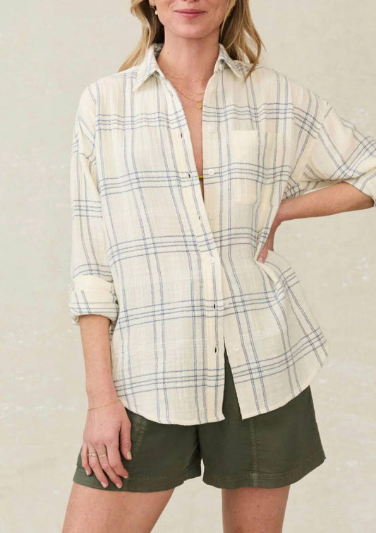 Faherty - Dune Gauze Top