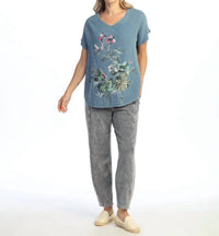 Jess & Jane - Reina Mineral Washed Cotton Double Gauze Top