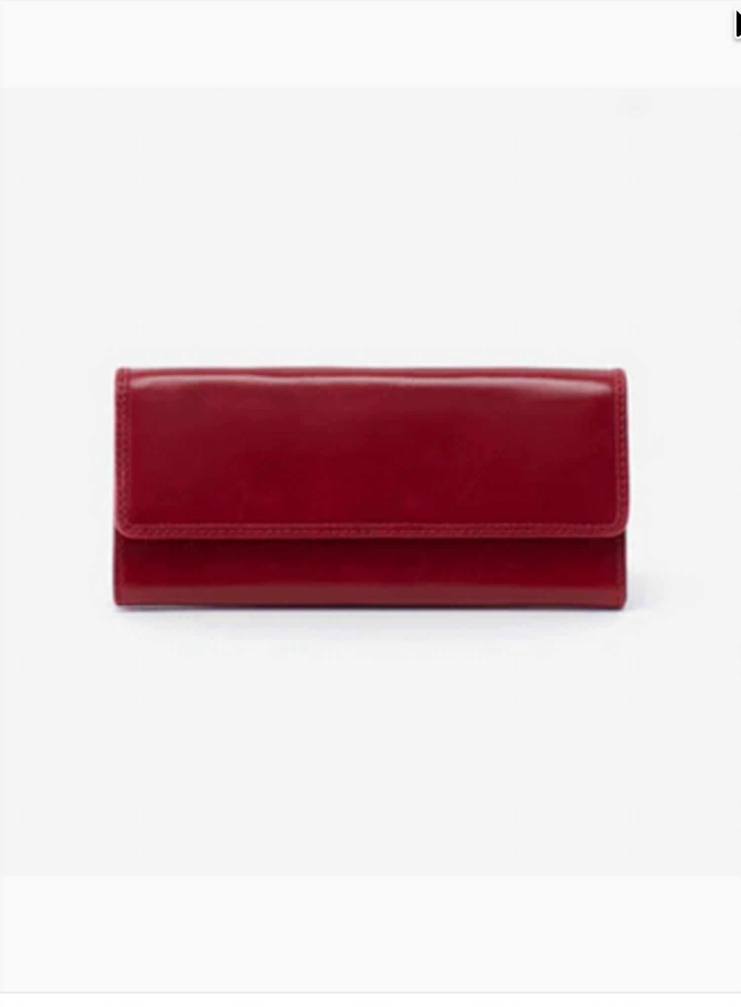 HOBO Women's Ardor Continental Wallet in cardinal - women's bag
