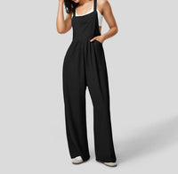 Halara Flare Jumper in black - women's pants - detail view