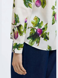 Foxcroft - Hampton Long Sleeve Sweet Figs Shirt