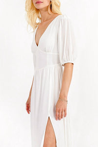 Molly Bracken - Swoon Me Long V-neck Dress