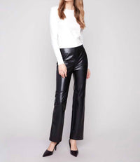 Charlie B - Faux Leather Pull-on Pants