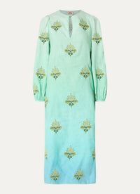 Farm Rio - Palm Tree Tapestry Embroidery Tunic Dress