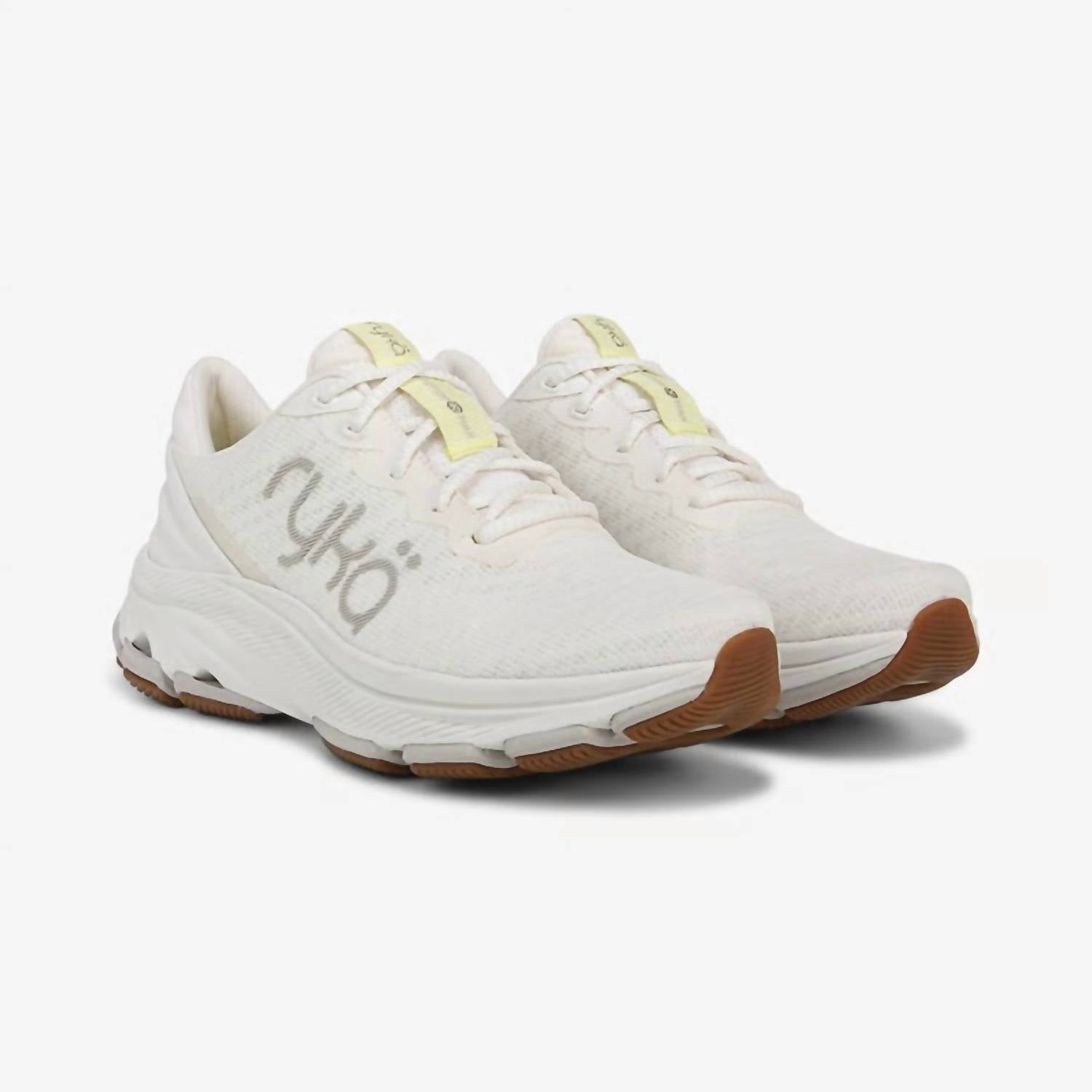 Ryka Women's Devotion X Max Plus Shoe in white alyssum - women's shoe - detail view