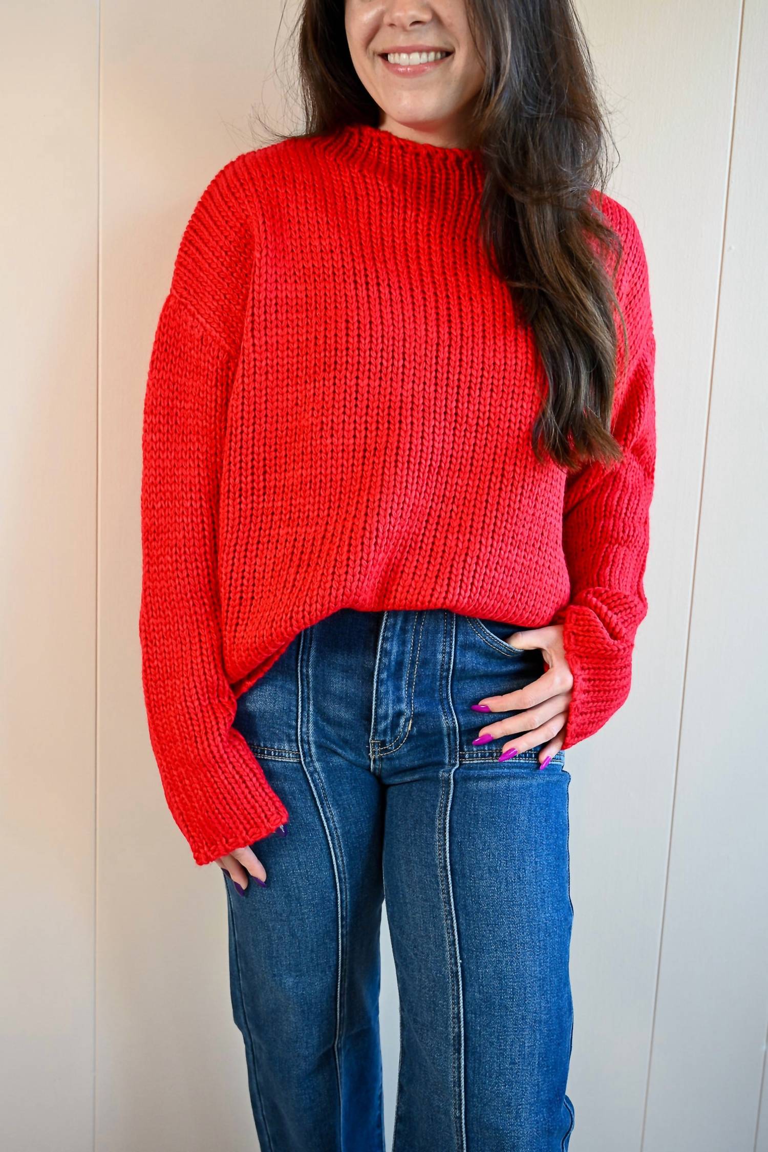 Sage The Label - Women's Evergreen Road Oversized Sweater