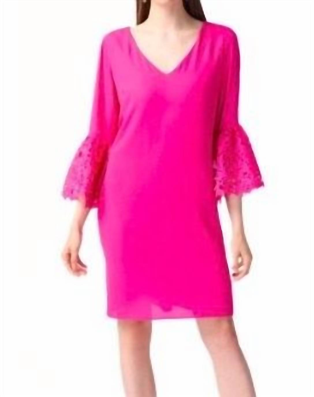 Joseph Ribkoff - lace sleeve mini dress
