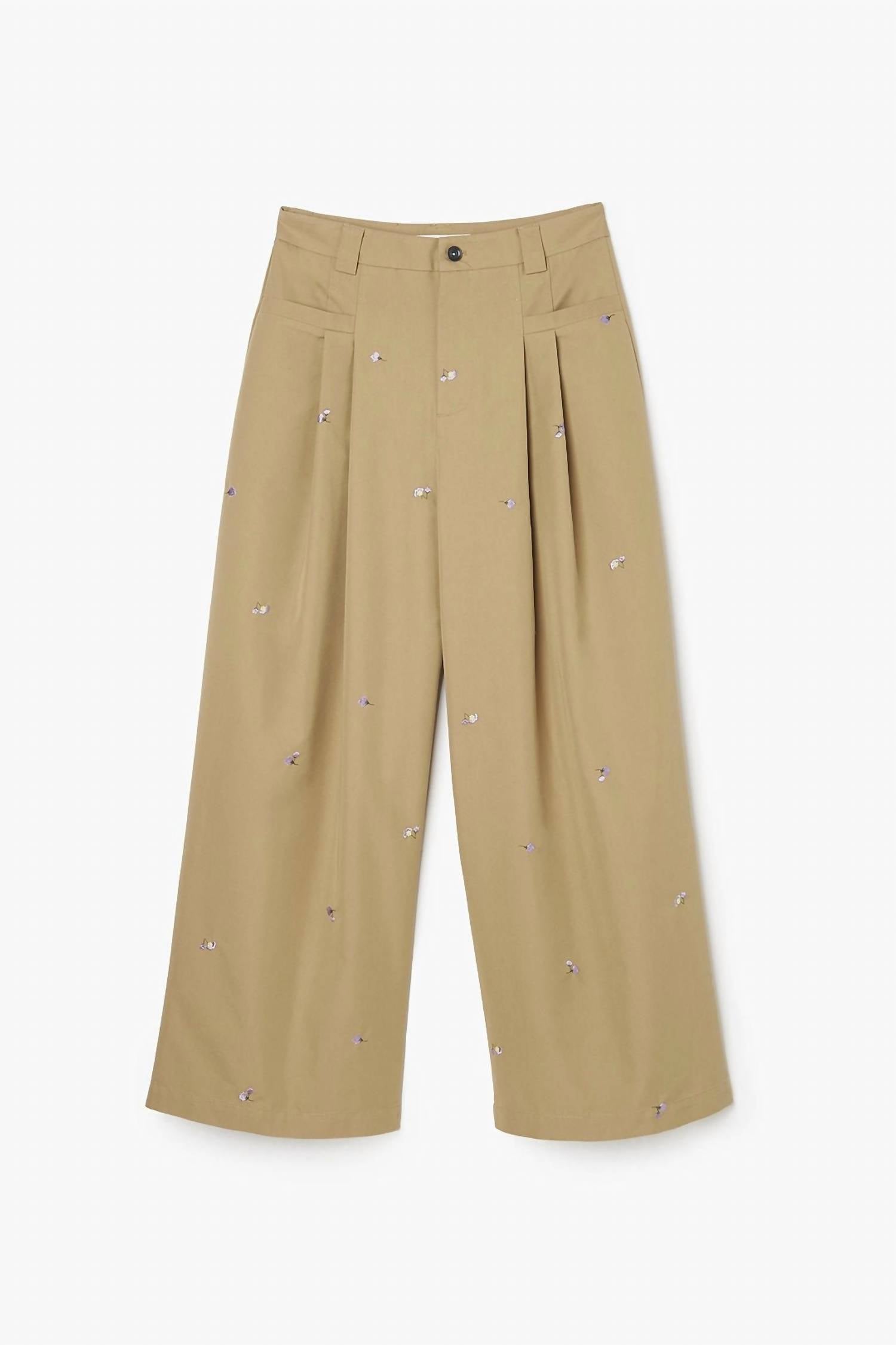 Oofwear - Embroidered Gabardine Pants
