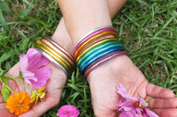 Woman Shops World - Women's Thai Buddhist Temple Mantra Bangle