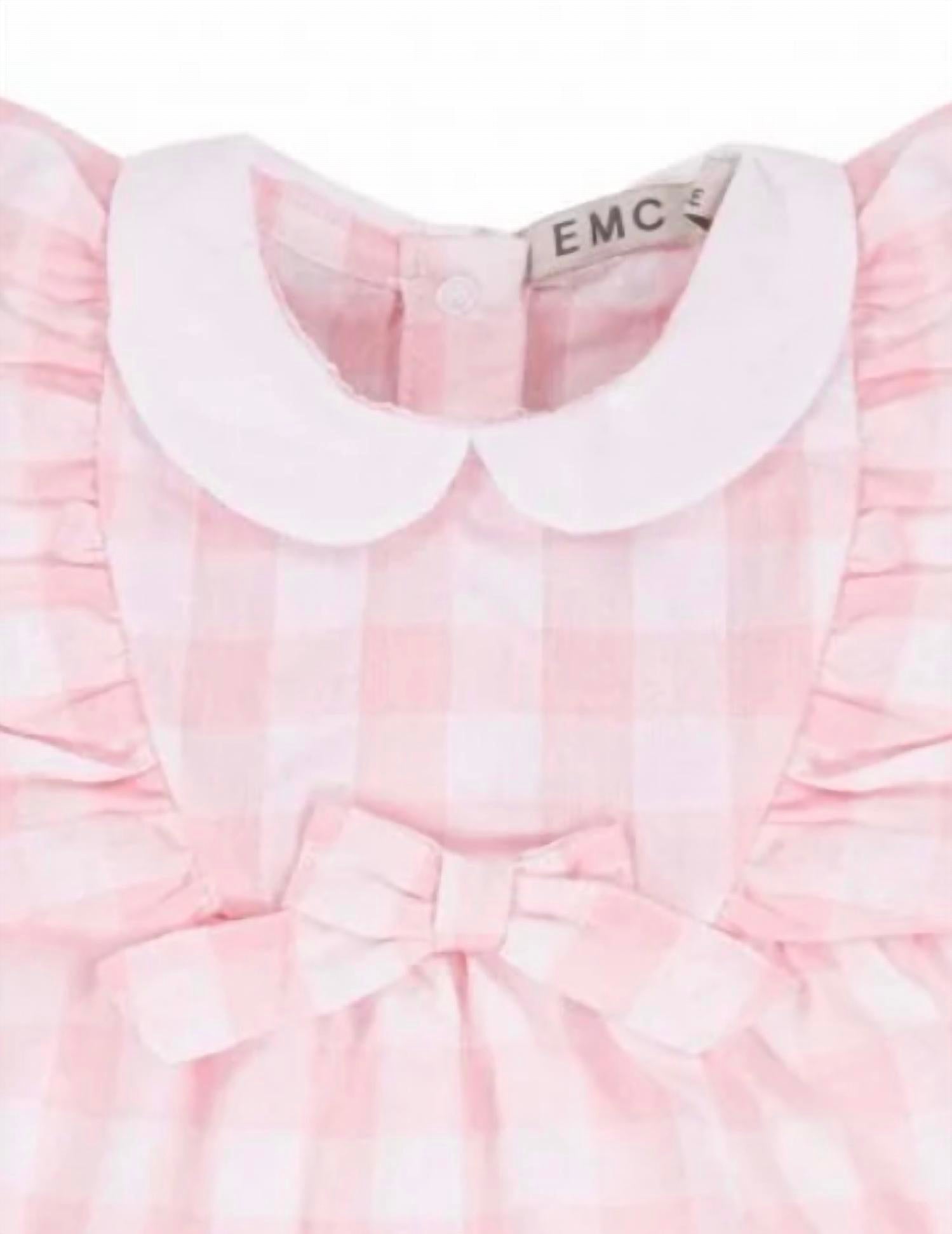 Emc - Girls Seersucker Romper