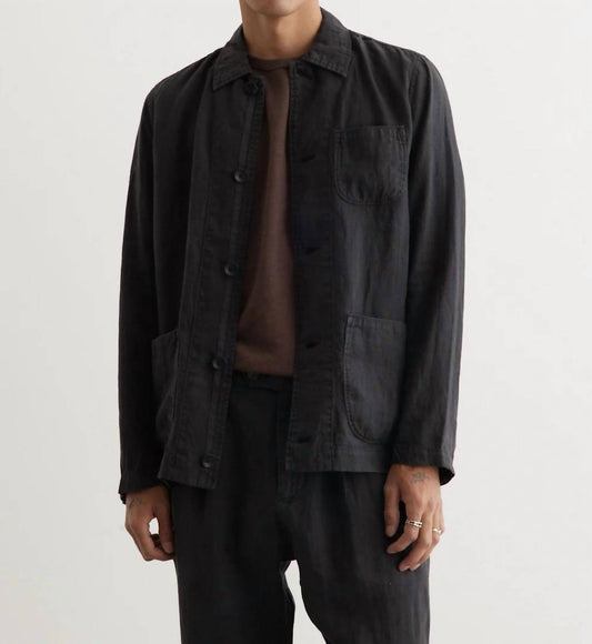Rag & Bone - Evan Chore Linen Jacket